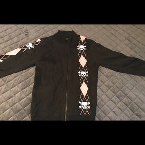 Zip up sweater cardigan